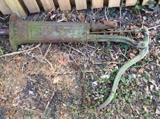 Vintage Myers Cast Iron Hand Pump - Perfect For Garden