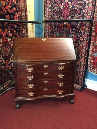 Union Furniture Mahogany Slant Front Desk - Refinished - Delivery Available