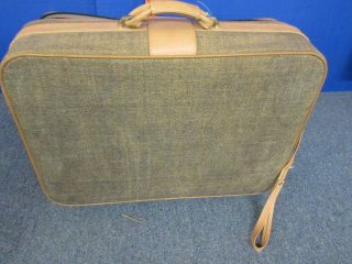 Vintage Fifth Avenue 5 Piece Tweed Luggage Set with Rolling Suitcase 2