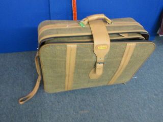 Vintage Fifth Avenue 5 Piece Tweed Luggage Set with Rolling Suitcase 3