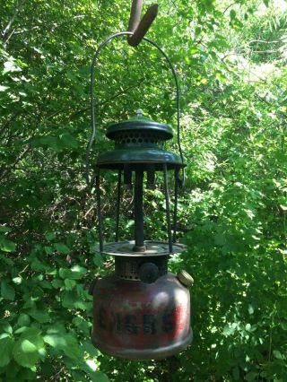 Vintage Coleman Marked Usfs Us Forest Service Lantern Quick - Lite L427