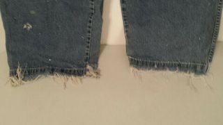 VTG 90 ' s JNCO JEANS 38x32 Wide Distressed Worn Paint Holes RARE J168 018368 USA 5
