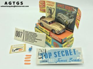 Corgi Toys 261,  Aston Martin Db5 James Bond,  007,  Ultra Rare,  F.  A.  O Schwarz