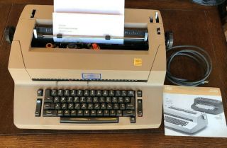 Vintage Ibm Selectric Ii Correcting Electric Typewriter Cover
