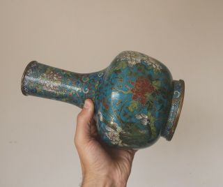 Antique Chinese Cloisonne Bottle Vases 3