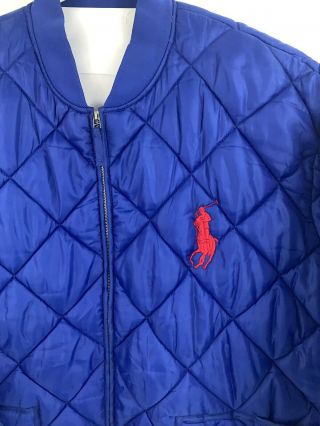 Rare Vintage Polo Ralph Lauren Puffer Coat Made In USA 5XL 2