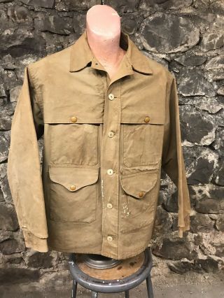 Vintage 1930s Filson Jacket Chore Coat Work Wear Rare Made In Usa