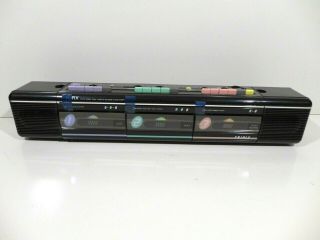 Rare Vintage Yorx Newave Fp - 1010 Am/fm Triple Cassette Recorder Deck Boombox