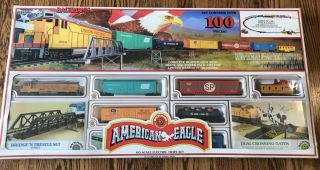 Vintage Bachman American Eagle Ho Scale Electric Train Set