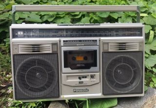 Vintage 1980s Panasonic Rx - 5280 Am/fm/stereo Radio Cassette Player Boombox