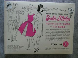 Vintage Barbie - Barbie ' s Arabian Nights 1964 Little Theatre - - NRFB 9