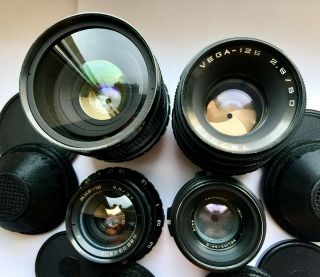 Vintage Set 37,  58,  65,  90mm Lenses Arri Pl - mount Arriflex Alexa Ursa Red One 35mm 3