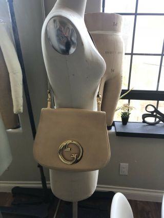 Gucci Blondie Vintage Handbag Cream And Gold - Unicorn Bag