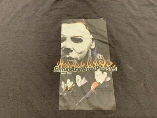 Vintage Rare Halloween Micheal Myers Serial Killer Shirt Mens Sz Xl