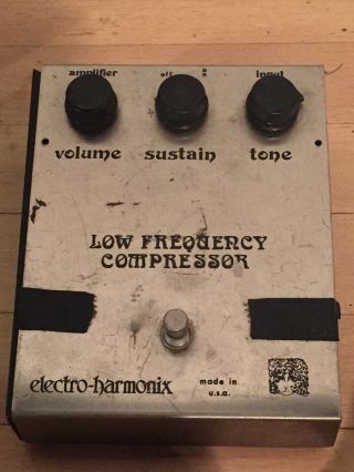 Electro Harmonix Low Frequency Compressor 1976 Vintage Bass Guitar Fx Pedal