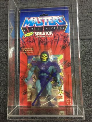 Motu Skeletor Masters Of The Universe Vintage 1982 Factory Moc/mib Minty