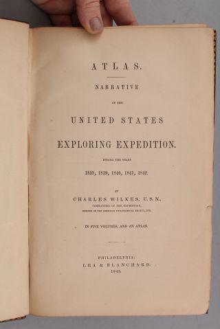 Rare Antique 1845 Maps United States Exploring Expedition Book Antartica Hawaii 5