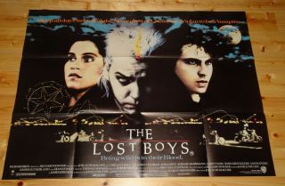 Vintage The Lost Boys 1987 Cinematic Gate Fold Movie Film Poster