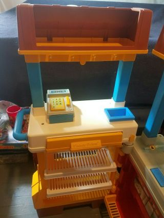 Fisher Price Vintage McDonald ' s Drive Thru 1989 with MANY RARE 3