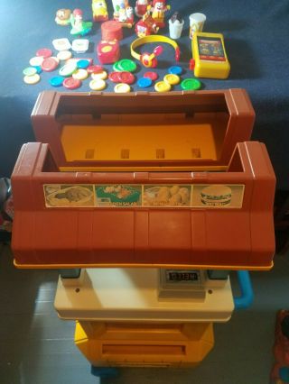 Fisher Price Vintage McDonald ' s Drive Thru 1989 with MANY RARE 8