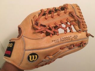 Vtg Wilson A2000 - Sp 11.  5 " Rht Pro Baseball Glove Mitt Infield Made In Japan Vgc,