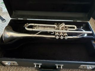 Vintage King Eastlake Silver Flair Trumpet