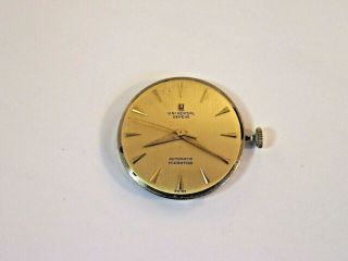 Vintage Universal Geneve 18K Solid Gold 28 Jewel 215 Automatic Microrotor Watch 2