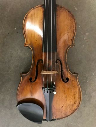 Very Old Vintage Violin,  Labelled Matthaus Ignatius Brandstaetter 1822