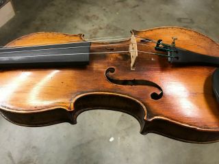 Very Old Vintage Violin,  Labelled Matthaus Ignatius Brandstaetter 1822 5