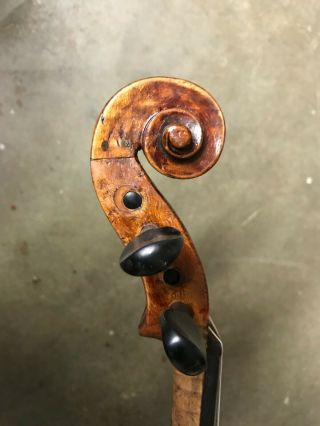 Very Old Vintage Violin,  Labelled Matthaus Ignatius Brandstaetter 1822 6