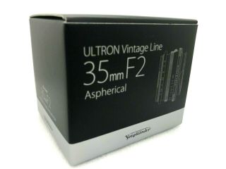 Voigtlander Ultron Vintage Line 35mm F2 Aspherical Lens Vm Mount Manualfocus