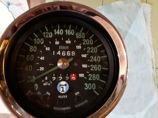 Vintage Gauges - De Tomaso Pantera Speedometer Gauge Veglia -