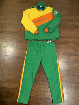 Rare Doug Rose Deist Fire Race Suit - Green Mamba Sfi Certified 3 - 2a/5
