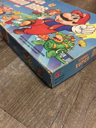 Milton Bradley Mario Bros Board Game Vintage Brothers 1988 Family Fun Toy 5