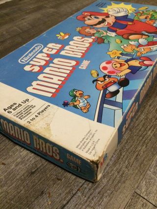 Milton Bradley Mario Bros Board Game Vintage Brothers 1988 Family Fun Toy 8