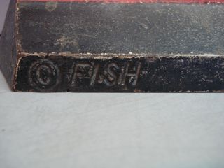 Antique Cast Iron Doorstop HUBLEY No.  248 LARGE FOOTMEN @ FISH 3