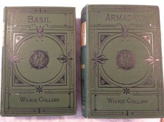 Set Of Vintage Wilkie Collins Books Chatto & Windus 2