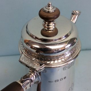 Sterling Silver Teapot by Crichton Bros.  London/NY 1921 4