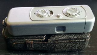 Vintage Minox Wetzlar Iii Sub - Miniature Spy Camera W/leather Case - Germany