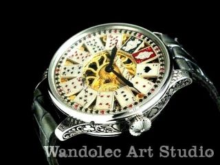 LONGINES Vintage Men ' s Wrist Watch Skeleton Noble Design Mens Wristwatch Swiss 8