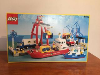 Lego System Vintage Set 6542 Launch And Load Seaport