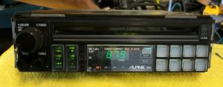 Vintage Alpine 7900 Car Stereo Cd Player Am/fm Tuner As Parts 7909 Era 1986