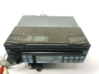 Vintage ALPINE 7900 Car Stereo CD Player AM/FM Tuner As Parts 7909 ERA 1986 7