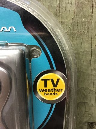 VTG Sony Walkman WM - FX 281 cassette player digital tuning TV/Weather 5