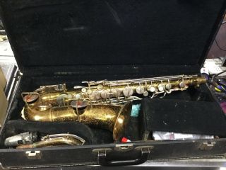 Vintage 1925/1926 Buescher True Tone Alto Saxophone Low Pitch Serial No 185265