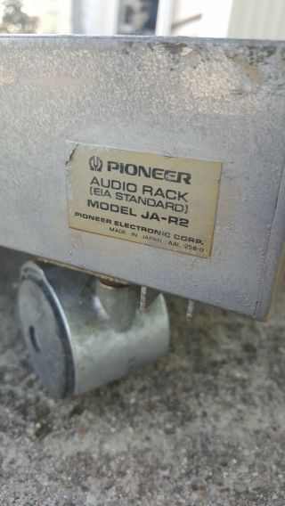 VINTAGE Pioneer Audio Rack System JA - R2 w/ screws Made in Japan 1979 3
