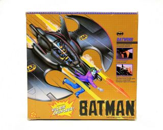 Vintage Toybiz No.  4418 Batman Batwing W/ Villain Cruncher Mib