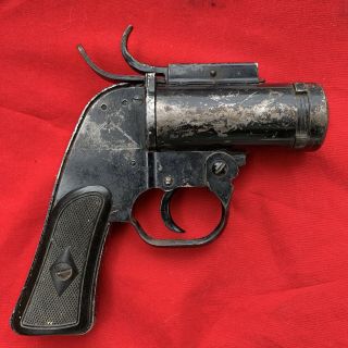 Vintage Wwii Springfield Flare Gun Pistol M - 8 Signaling Device Ww2