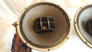 Pair Altec Lansing 603 - B Speakers 8 Ohm Vintage Speakers 3