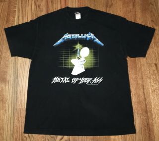 Vintage 1994 Metallica Metal Up Your Ass Giant Concert Tour Xl Shirt